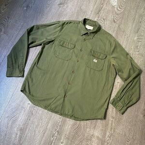 Ralph Lauren Denim & Supply Olive Green Military Shirt XXL
